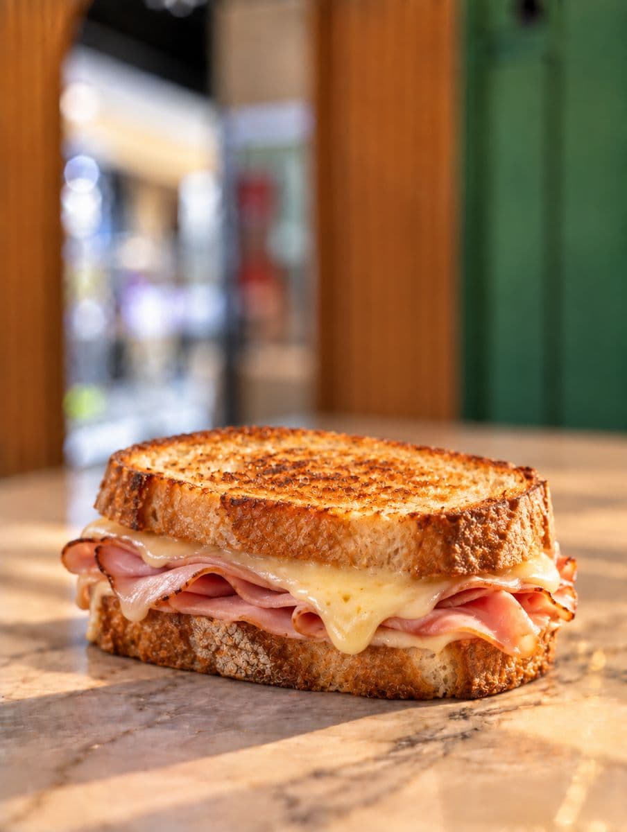 Sandwich jamón y queso